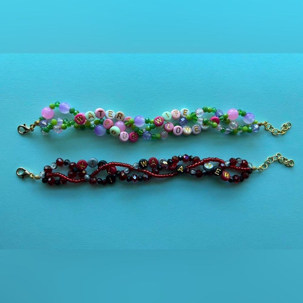 Handmade Fortnight bracelet set